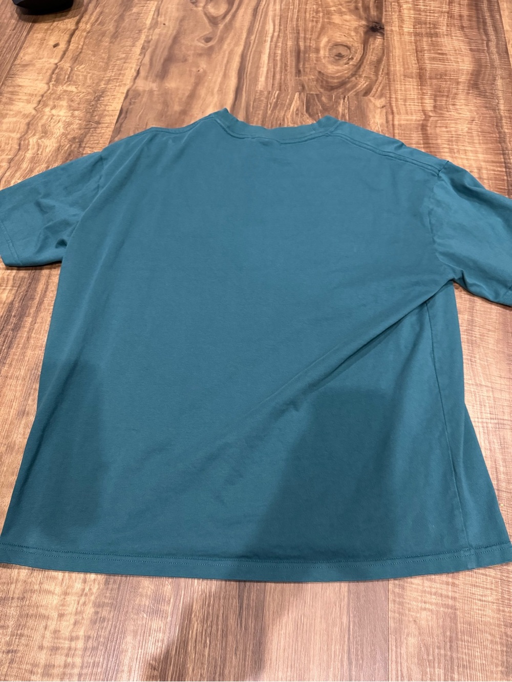LSKD Women's Teal Crewneck Short Sleeve Tee - Picture 2 of 2